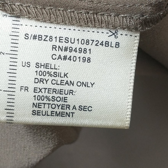 Esther's Archive  Ruffle Peasant Silk Blouse M - Picture 6 of 8